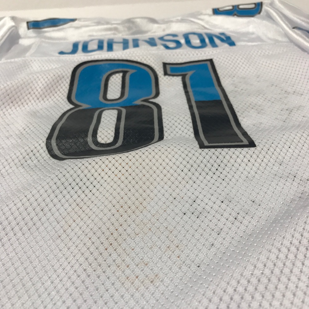 Detroit Lions NFL Jersey Johnson Kids Youth XL - Picture 8 of 8